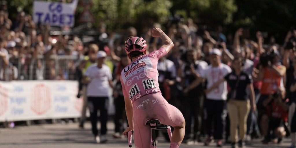 Pogačar claimed his sixth stage victory of the Giro d'Italia